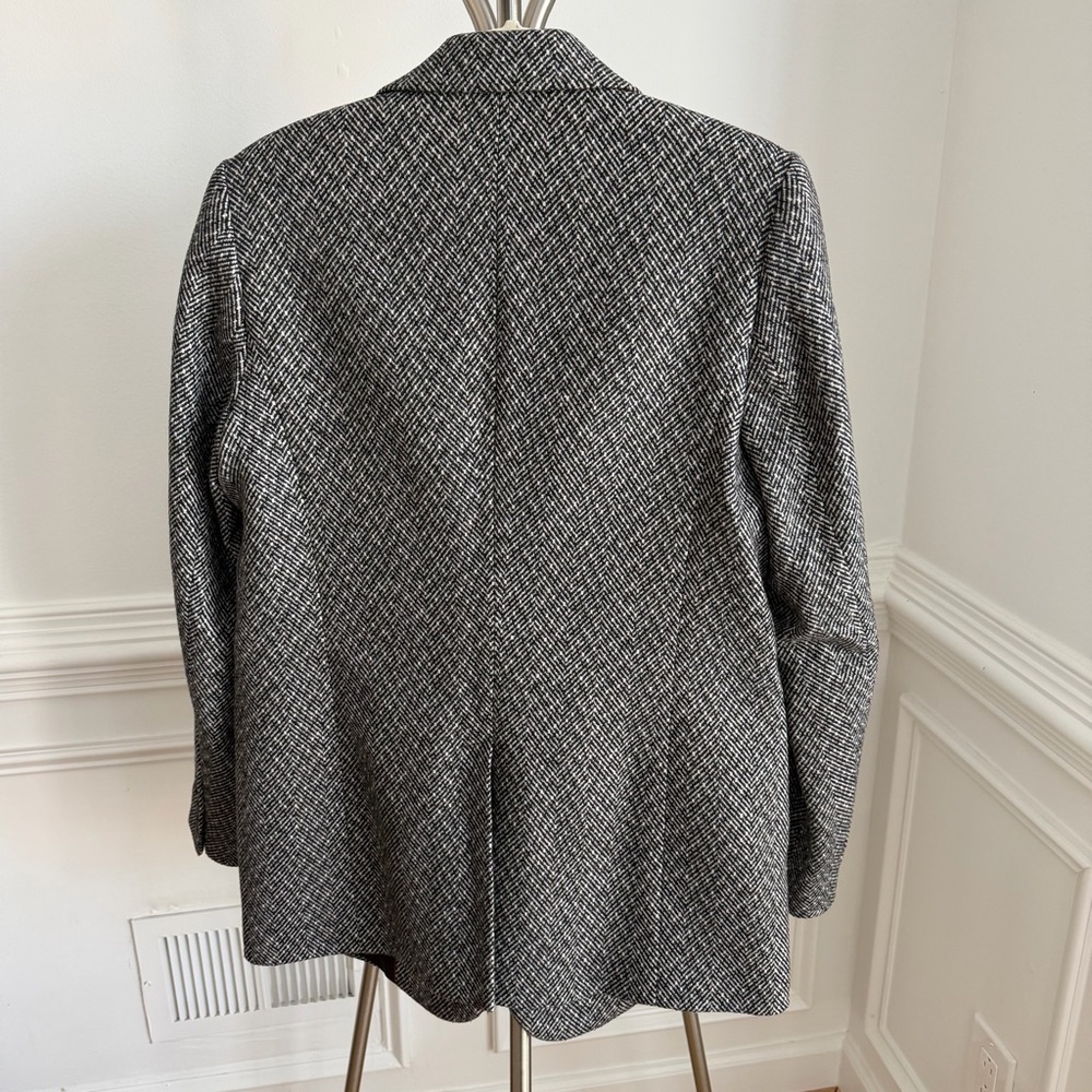 Boden Herringbone Relaxed Blazer Size 8 - Picture 6 of 12